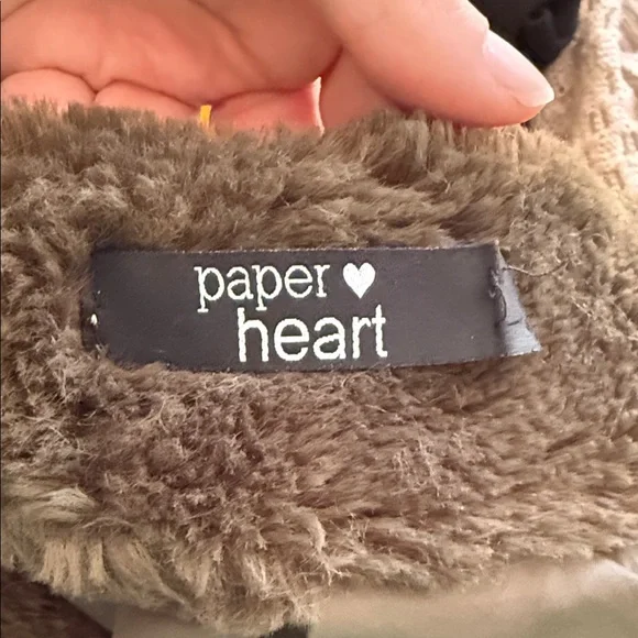 Paper Heart Green Faux Fur Coat - Picture 4 of 4